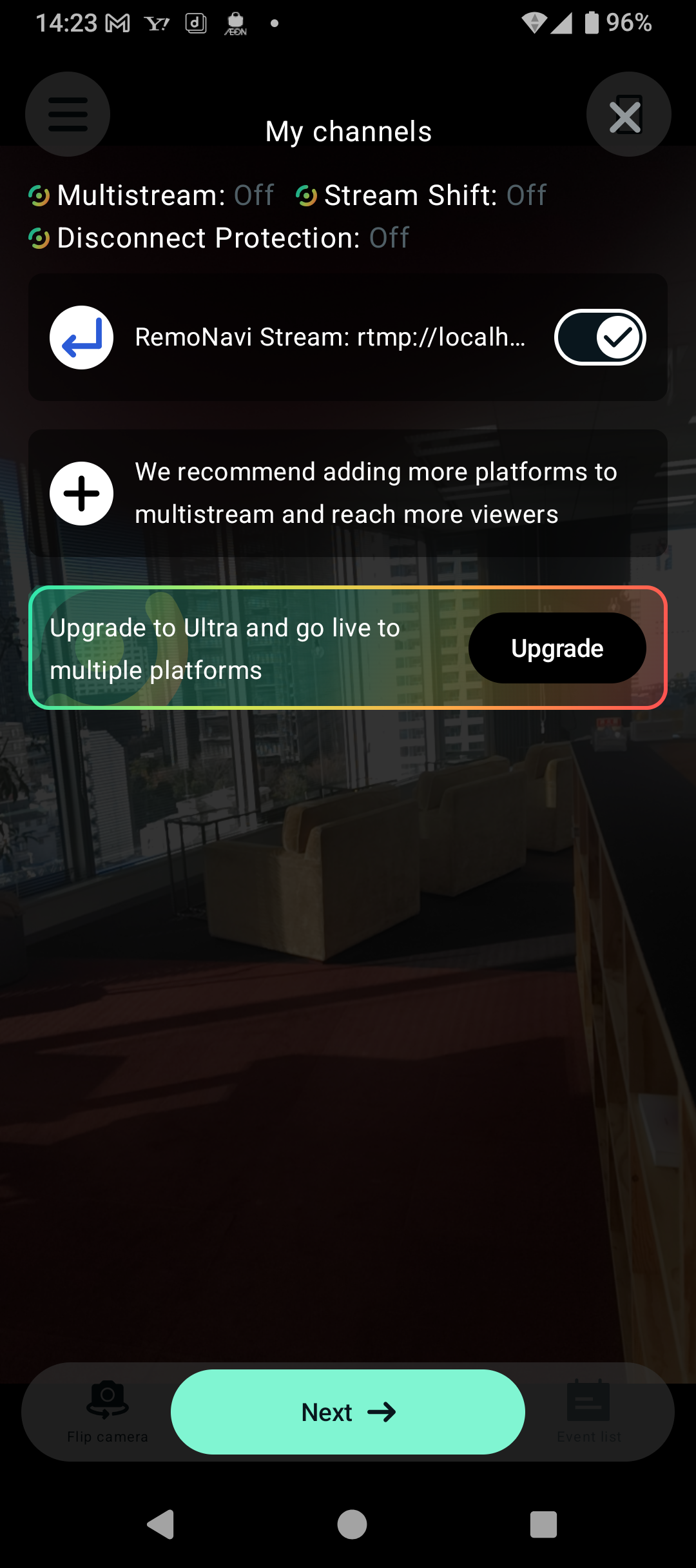 SecureGateway：Sender(Android版)を使ったスマホからのプライベート配信 ##rtmp - Qiita